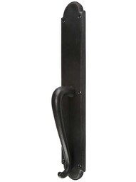 Solid-Bronze Arched Pull Handle.